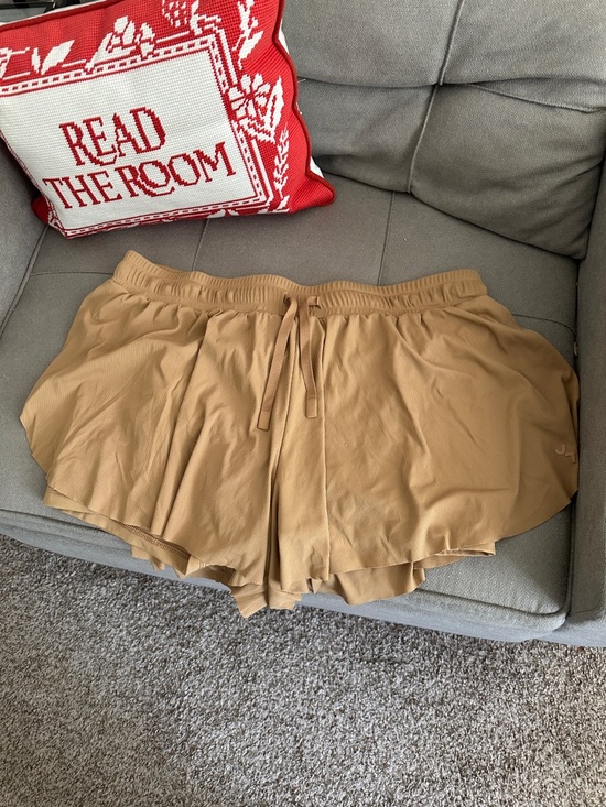 JoyLab Pants - JoyLab XL Tan Athletic Shorts with Drawstring